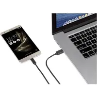 Renkforce RF-4535908 USB-kabel USB 3.2 Gen1 USB-A stekker, USB-C stekker 3.00 m Zwart