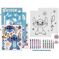 Disney Kleurset - Met stickers en stiften - Blauw