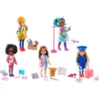 Mattel Speelgoed, Chelsea Pop & Astronoom Set, Kleine Brunette Pop met 5 Wetenschap Accessoires