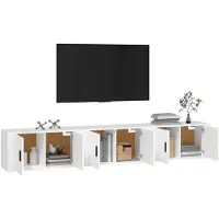 vidaXL Tv-wandmeubels 3 st 80x34,5x40 cm wit