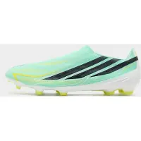 Adidas F50 Hyperfast League Veterloze Gras Voetbalschoenen (FG) Mintgroen Zwart Wit