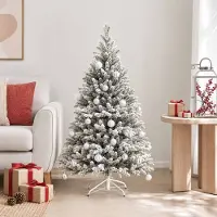 vidaXL Kerstballenset 88 st zilver Ø 6 cm Kunststof