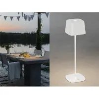 Gnosjö Konstsmide Terraslamp oplaadbaar mtl vk b10h36 wit