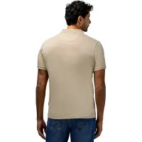 State of Art Poloshirt beige structuur