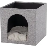Trixie - Kattenmand - Iglo Ella - Grijs - 37X33X33 cm