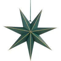 Mica Decorations Papieren kerstster | | Ø 45 cm (Binnen, Groen)