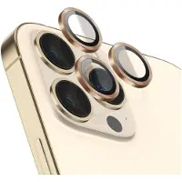 Zanae , Camera Lens Protector Geschikt voor Apple iPhone 13 Pro / 13 Pro Max Gehard Glas, Goud