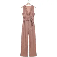 Freebird Dames Jumpsuits F-jer-plisse-lurex-26-2 - Zand - Maat M