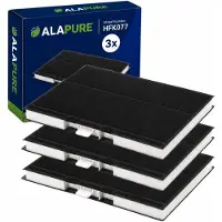 Alapure 3x Koolstoffilter voor Siemens 00744077 / 00669659 / 744077