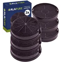 Alapure 3x Koolstoffilter voor Zanker MCFE12 / 9029800571 (2 St.)