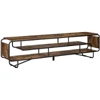 vidaXL TV Stand 180 x 36 x 45 cm Gerookt eiken Bewerkt hout
