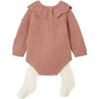 Vertbaudet Set gebreide romper en maillot baby