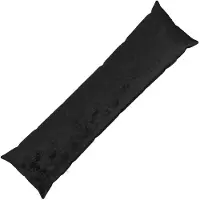 vidaXL Kussensloop HEERLEN Zwart 40 x 145 cm Flanel