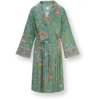Pip studio Badjas Loungewear Naomi Kimono Mumbai Morning Green-M