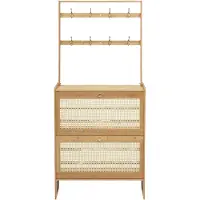 Happiq Schoenenopbergkast, schoenenkast met klapdeur, schoenenorganizer met haken voor entree/hal/woonkamer - AliExpress 1503