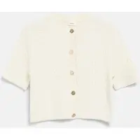 s.Oliver - female - Gebreid vest met korte mouwen en structuurpatroon
