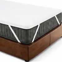 Lavea Matrasbeschermer 180x200 cm – Waterdichte Matrashoes, Ademend Katoen-Polyester Mengsel, met 4 Elastische Hoeken, Hypoallergeen, Wasbaar en Duurzaam, Wit