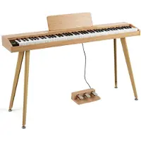 Costway 88-toetsen digitale piano, e-piano met standaard, half-gewogen toetsenbord