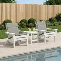 vidaXL Kussen voor lage rugstoel GEMERT 2 st 100% Polyester Grijs