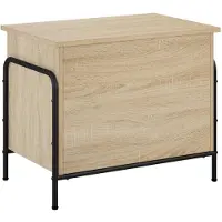 vidaXL Opbergbox Sonoma Eiken 80 x 40 x 49,5 cm Bewerkt hout