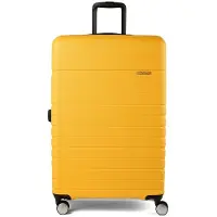 American Tourister Checkline 4 wielen Trolley 77 cm geel