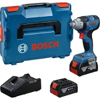 Bosch GDS 18V-330 H Accu slagmoeraanzetter 18V | 2x GBA 18V 5,0Ah + GAL 18V-40 snellader | In L-Boxx - 06019L5203