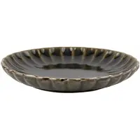 Florina Adaccio Keramische Platte 25cm Khaki - Handgemaakt