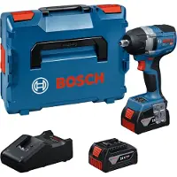 Bosch GDS 18V-750 Accu slagmoeraanzetter 18V | 2x GBA 18V 5,0Ah + GAL 18V-40 snellader | In L-Boxx - 06019L9103