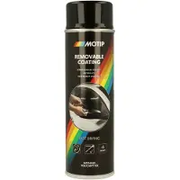 Motip Sprayplast - noir brillant (bombe aérosol de 500 ml)