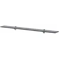 vidaXL Zwevend schap 100x20 cm 8 mm glas
