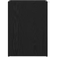 vidaXL Opslaghaak & Rek Zwart Eiken 40 x 20 x 55,5 cm Bewerkt hout