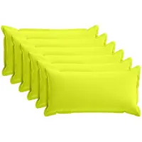 vidaXL Kussensloop 6 st HOUTEN Heldere Groen. 40 x 70 cm Polyester