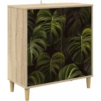 vidaXL Dressoir ELBURG, Sonoma, 69 x 33 x 75 cm, houtvezelplaat