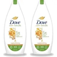 Dove 2 x - Douchegel - Replenishing - Hydraterend en verzorgend - 400 ml - Voordeelverpakking - 2 stuks