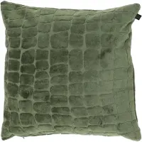 OVERSEAS Croq Sierkussen - 45 x 45 cm - Olive