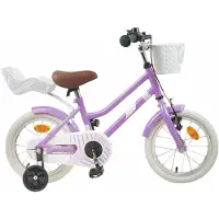 vidaXL Kinderfiets 14 Inch voor 3-5 jaar oud Paars