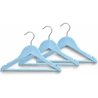 Home & Garden Kinder - Baby kledinghanger - Blauw - set van 20 stuks - 360 graden - Kinderhanger met 360 graden draaibare haak - stevig