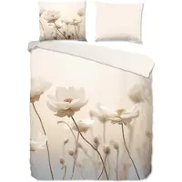 Muller Textil Good Morning Dekbedovertrek "Lilith" - Off-Wit - (240x220 cm) - 100% Katoen