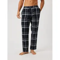 Björn Borg Core Flannel Pyjama Pants Zwart | Maat: S