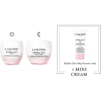 Lancôme Hydra Zen 2-Step Hydraterende Moisturizer Skincare Routine: Dagcreme | Nachtcreme + Cadeau - Hydra Zen Dagcreme 75ml & Hydra Zen Nachtcreme 50ml + Hydra Zen Dagcreme 5ml Cadeau