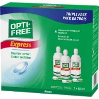 Opti-Free Express alles-in-één lenzenvloeistof | 3x 355ml voordeelpakket