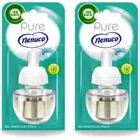 Air Wick 2 x - Luchtverfrisser Navulling - Pure Nenuco - Elektrische Geurverspreider - 19 ml - Voordeelverpakking - 2 stuks