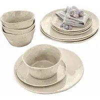 Loberon Servies set van 12 Luganville