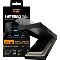 PanzerGlass Ultra Wide Fit FastFit in-a-box Privacy Screenprotector voor de Apple iPhone 18 Pro Max