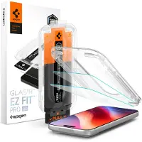 Spigen GLAStR EZ Fit Screenprotector 2 Pack + Applicator voor de Apple iPhone 18 Pro / 17 Pro / 17 / 16 Pro