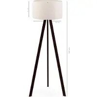 Opviq Asir - Vloerlamp - Crème - 21 x 38 x 140 cm