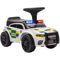 AIYAPLAY Kids Sliding Car-Kunststoff-65 x 29,5 x 36 cm-Weiß