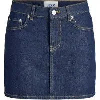 JJXX Dames Denim Regular Minirok (Donkerblauw)