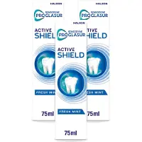 Sensodyne 3 x - Tandpasta - ProGlasur Active Shield - Fresh Mint - Frisse Munt - 75 ml - Voordeelverpakking - 3 stuks