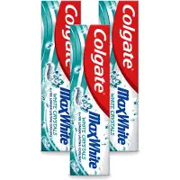 Colgate 3 x - Max White - Whitening Crystals - Tandpasta - 100ml - Voordeelverpakking - 3 stuks